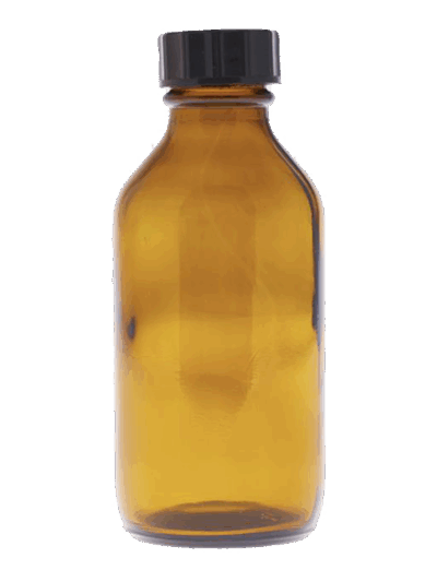 150ml Amber Glass Bottle wit hwide cap